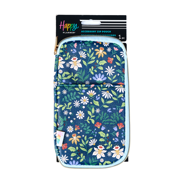 Forest Flowers - Banded Accessory Zip Pouch – Happy Planner Forest Flowers - Banded Accessory Zip Pouch – Happy Planner