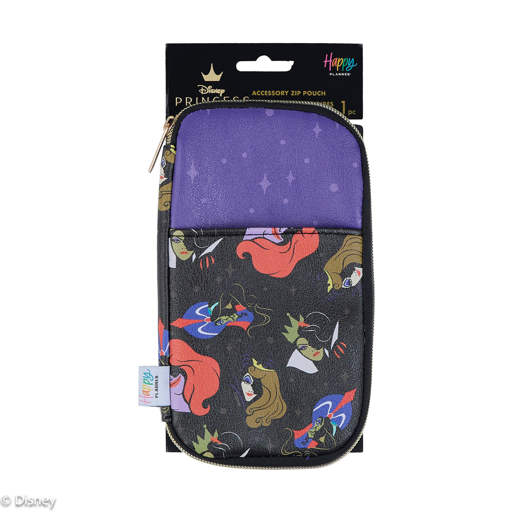Disneyバケッド Disney Good vs. Evil - Banded Accessory Zip Pouch – Happy Planner