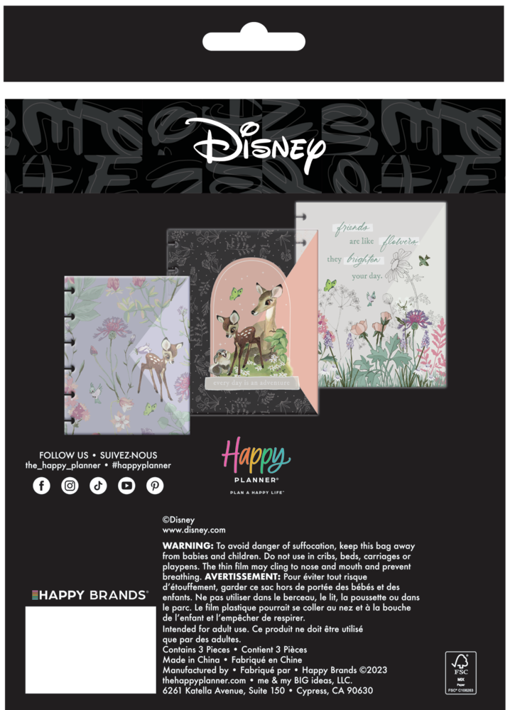Disney Bambi Springtime - Envelopes - 3 Pack
