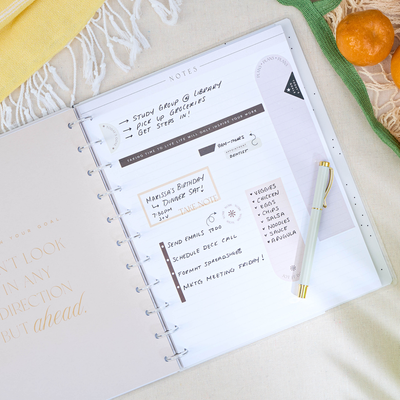 Neutral Chic - Dotted Lined Big Filler Paper - 40 Sheets