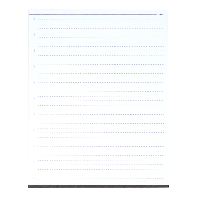 Work + Life Onyx - Dotted Lined Big Filler Paper - 40 Sheets