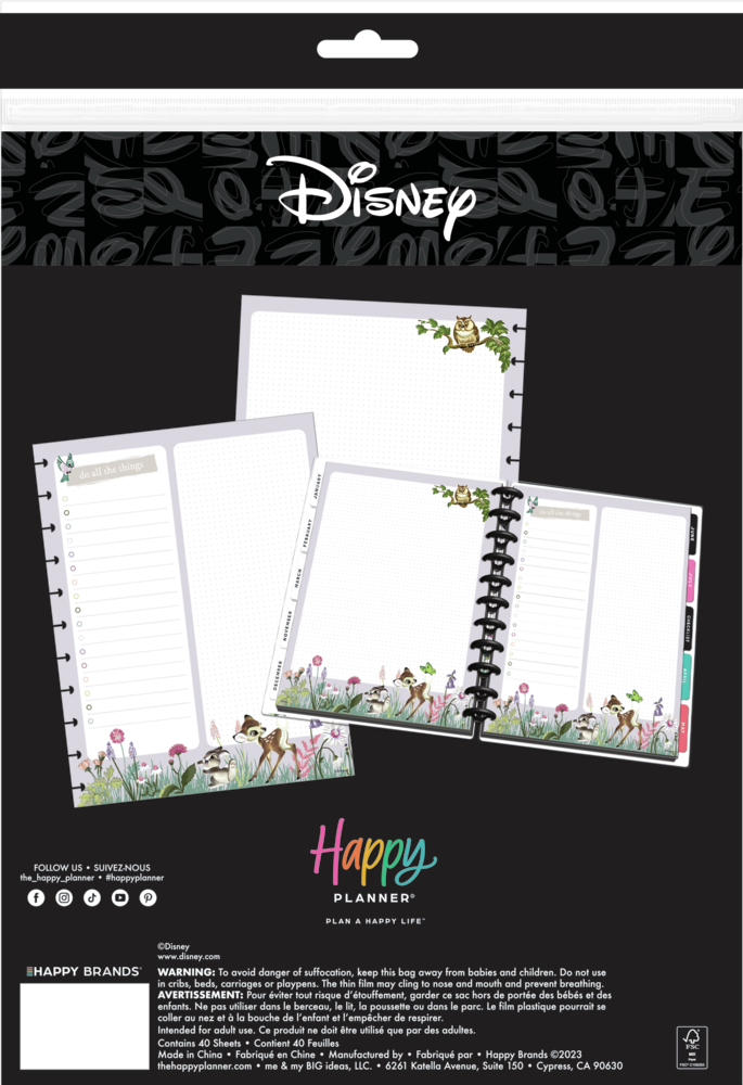 Disney Bambi Springtime - Big Filler Paper - 40 Sheets