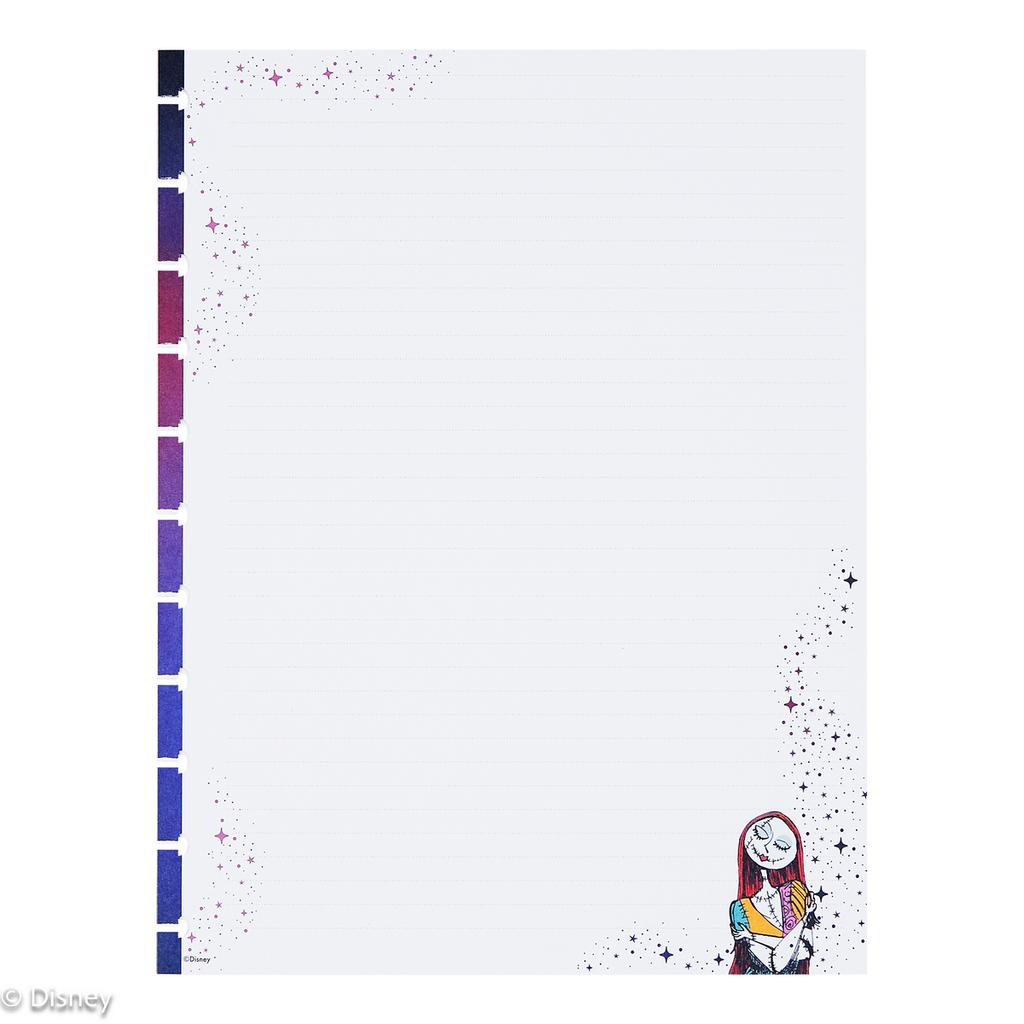 Disney Tim Burton's The Nightmare Before Christmas Celestial - Filler Paper– Happy Planner for Free Printable Disney Stationery Paper