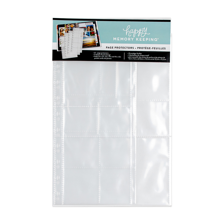 Happy Memory Keeping - Snap-In Page Protectors - Big – Happy Planner
