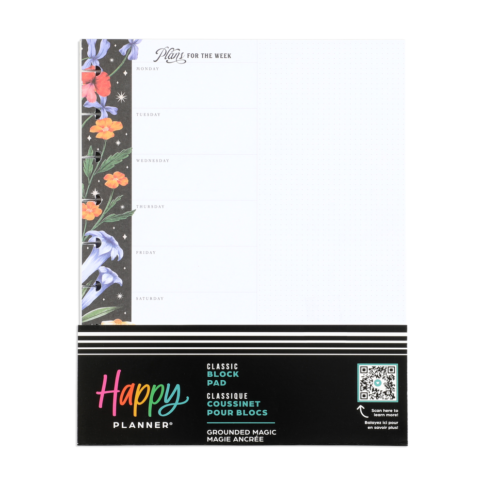 Grounded Magic - Classic Block Notepad - 100 Sheets – Happy Planner