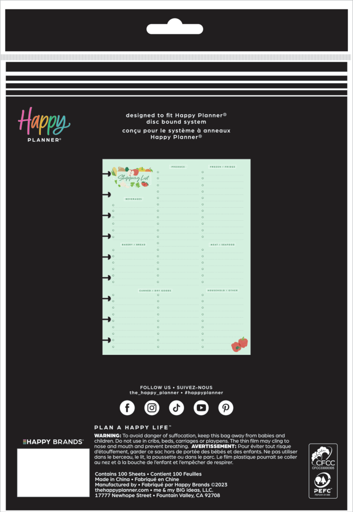 Cooking Notepad Cooking 101 - Classic Block Notepad - 100 Sheets – Happy Planner