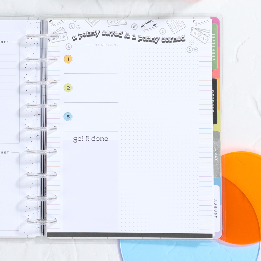 Bright Budget - Classic Block Notepad - 100 Sheets – Happy Planner