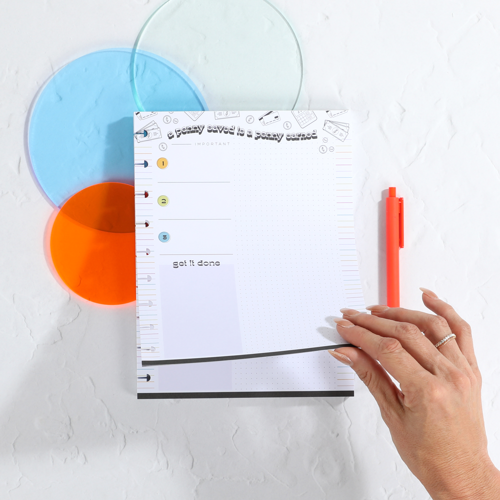 Bright Budget - Classic Block Notepad - 100 Sheets – Happy Planner