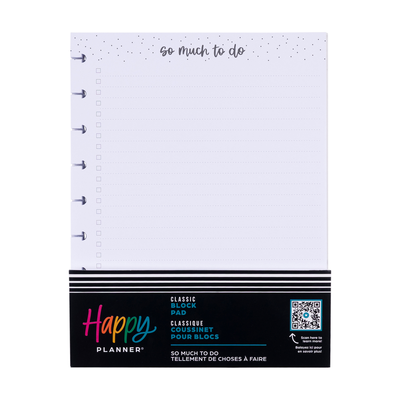 So Much To Do - Classic Block Notepad - 100 Sheets