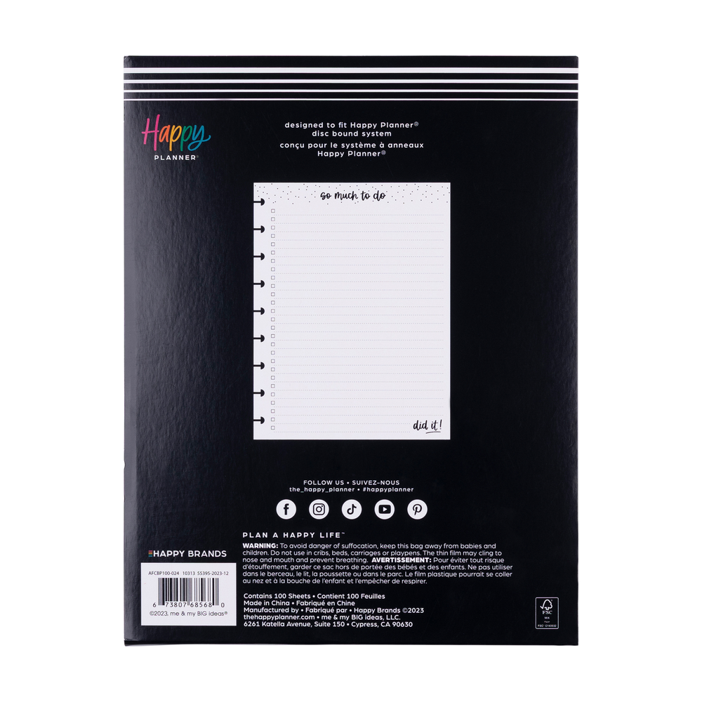 So Much To Do - Classic Block Notepad - 100 Sheets – Happy Planner