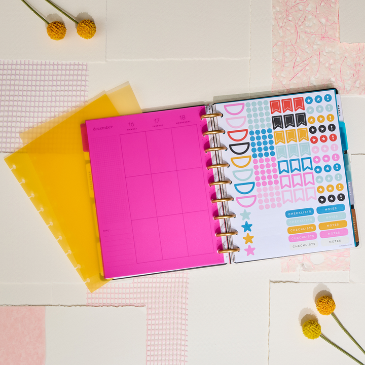 Happy Brights - Classic Plastic Dividers - 5 Pack – Happy Planner