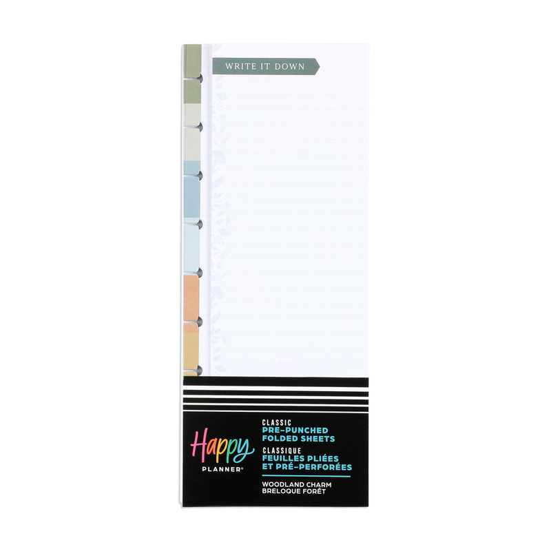 Woodland Charm - Classic Folded Filler Paper - 40 Sheets
