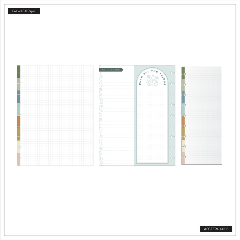 Woodland Charm - Classic Folded Filler Paper - 40 Sheets