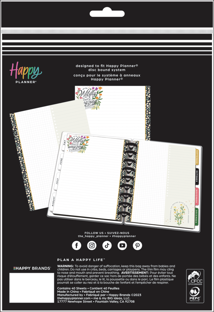 Moody Blooms - Dashboard Classic Fill Paper - 40 Sheets
