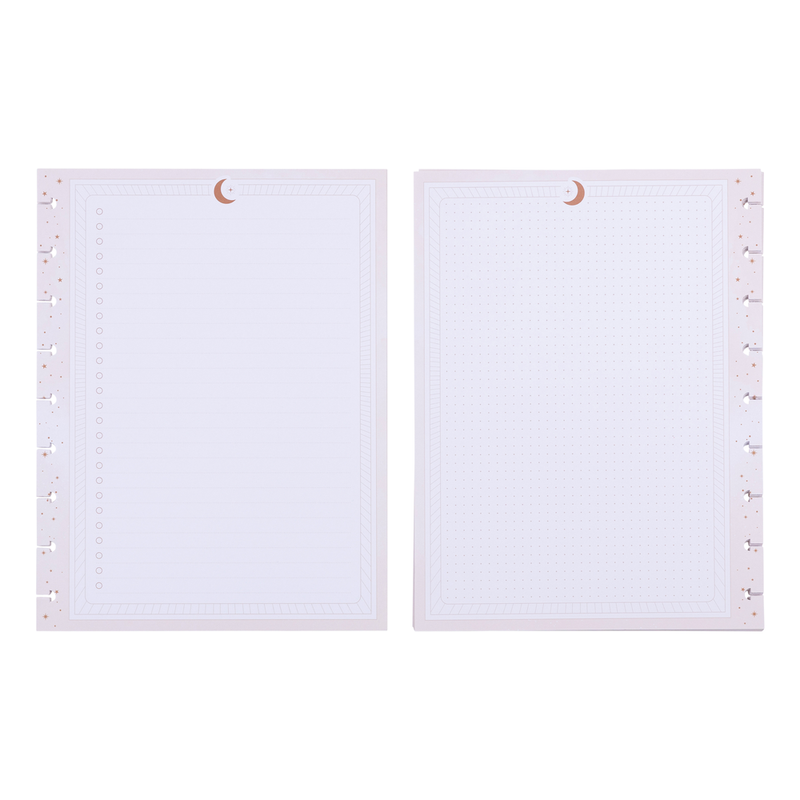 Sophisticated Stargazer - Checklist + Dot Grid Classic Filler Paper - 40 Sheets