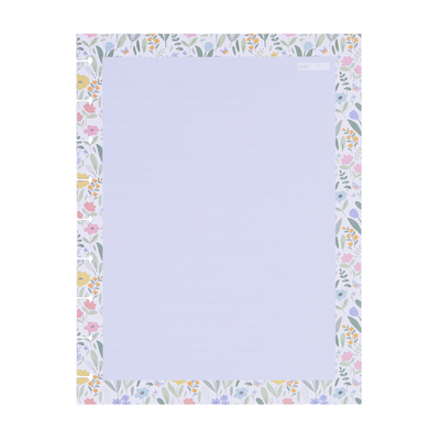 Everyday Sorbet Floral - Grid + Dotted Lined + Dot Grid Classic Filler Paper - 40 Sheets