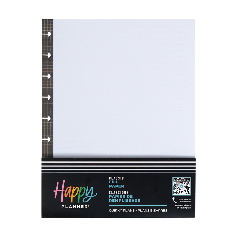 Quirky Plans Student - Dotted Lined Classic Filler Paper - 40 Sheets ...