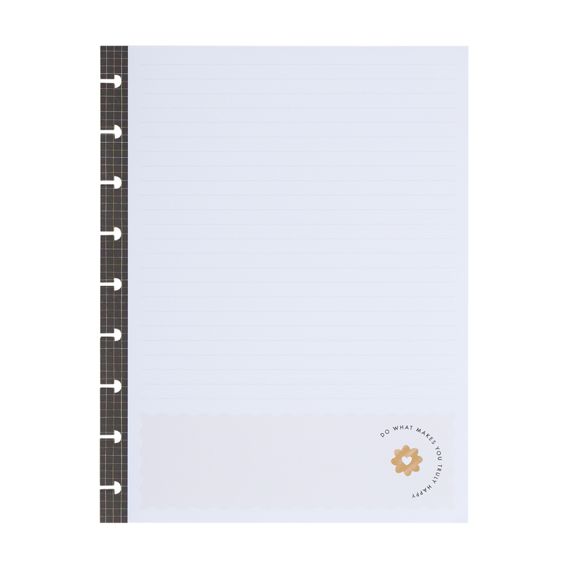 40 Line Paper Quirky Plans Student - Dotted Lined Classic Filler Paper - 40 Sheets ...