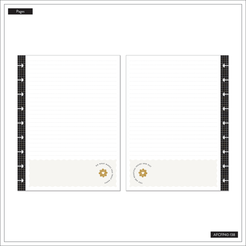 40 Line Paper Quirky Plans Student - Dotted Lined Classic Filler Paper - 40 Sheets ...