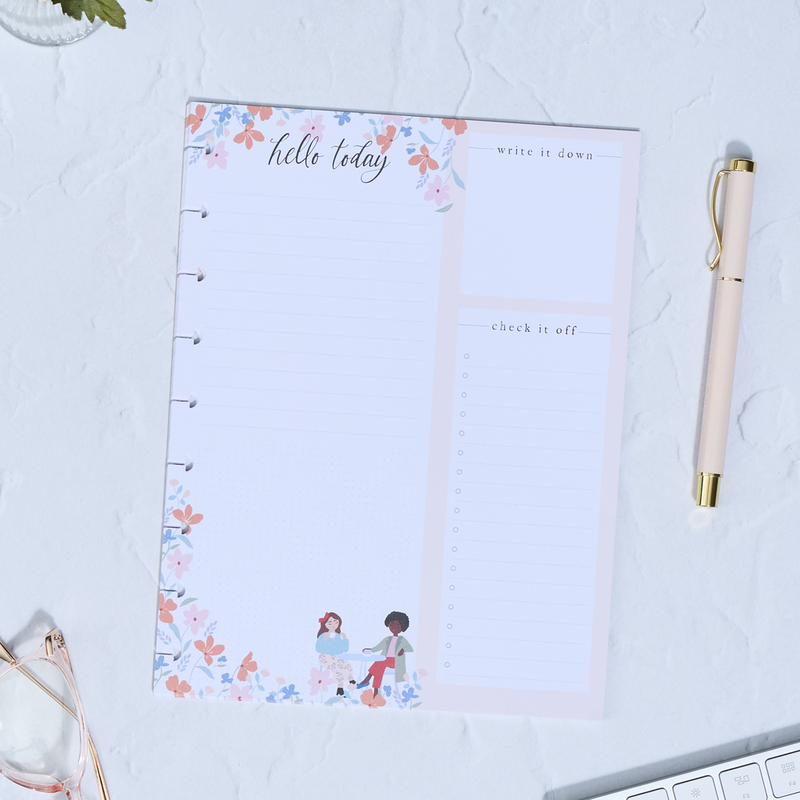 Happy in Paris - Dashboard + Dot Grid Classic Filler Paper - 40 Sheets