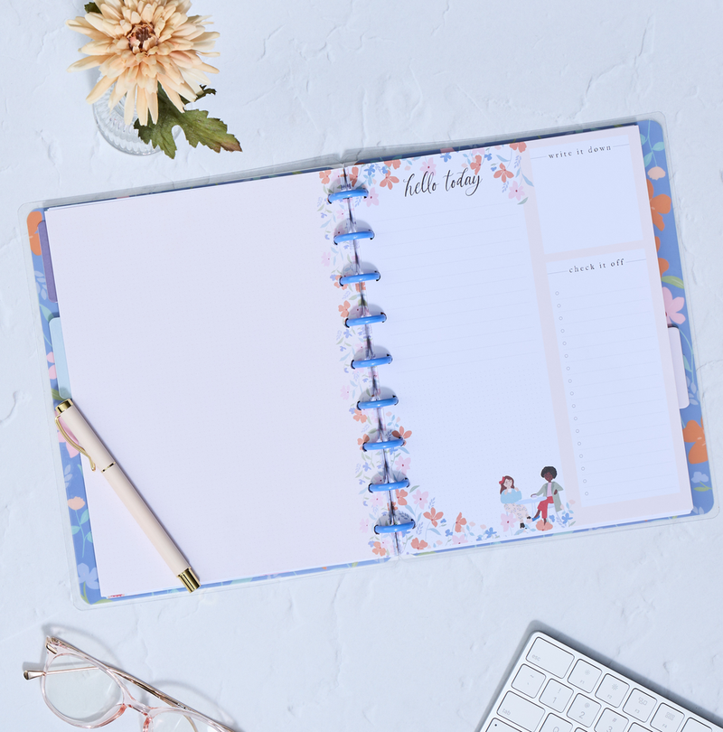 Happy in Paris - Dashboard + Dot Grid Classic Filler Paper - 40 Sheets