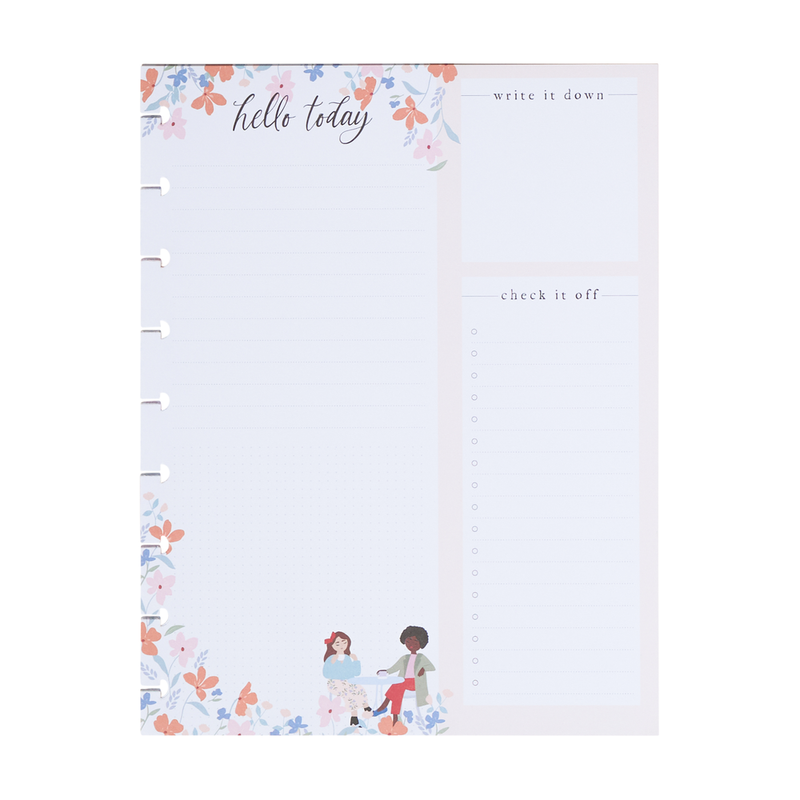 Happy in Paris - Dashboard + Dot Grid Classic Filler Paper - 40 Sheets