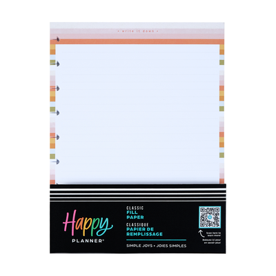 Simple Joys - Dotted Lined Classic Filler Paper - 40 Sheets