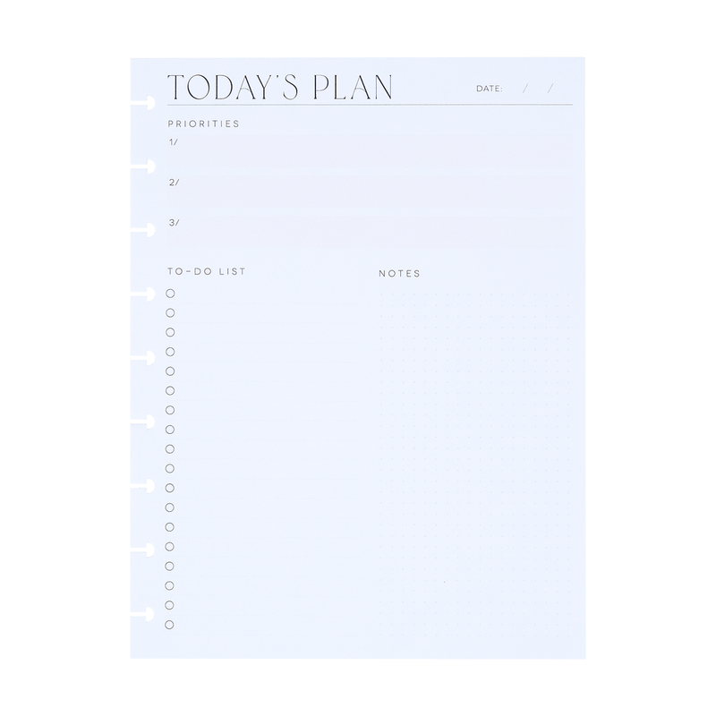 Neutral Chic - Dashboard + Dot Grid Classic Filler Paper - 40 Sheets