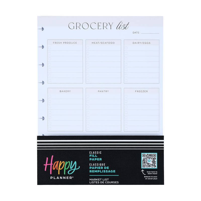 grocery-meal-prep-list-classic-filler-paper-40-sheets-happy-planner for Grocery Checklist Happy Planner Printables Free Mini Size Shopping List Grocery + Meal Prep List - Classic Filler Paper - 40 Sheets – Happy Planner for Grocery Checklist Happy Planner Printables Free Mini Size Shopping List