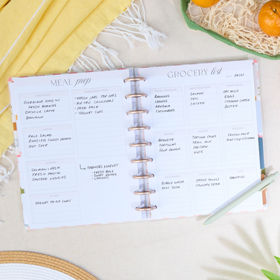 Grocery + Meal Prep List - Classic Filler Paper - 40 Sheets