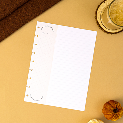 Neutrals - Dashboard + Dotted Lined Classic Filler Paper - 40 Sheets