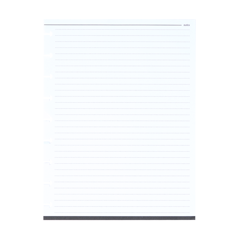 40 Line Paper Work + Life Onyx - Dotted Lined Classic Filler Paper - 40 Sheets ...