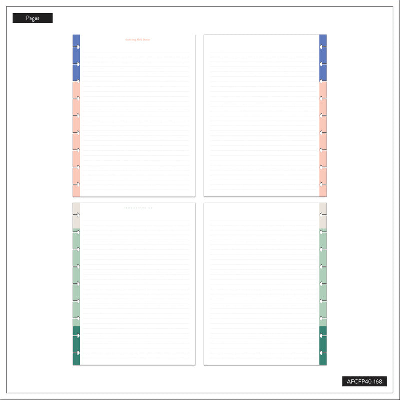 Current Mood - Dotted Lined Classic Filler Paper - 40 Sheets