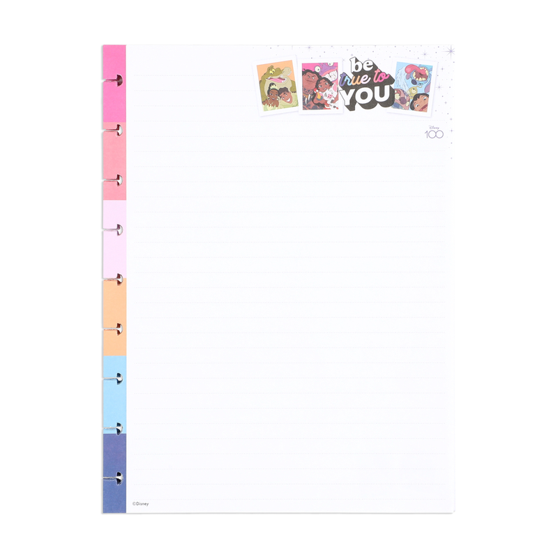 Disney100 Making Memories - Dotted Lined Classic Filler Paper - 40 Sheets