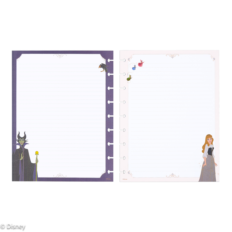 Disney Sleeping Beauty 65th Anniversary - Dotted Lined Classic Filler Paper - 40 Sheets