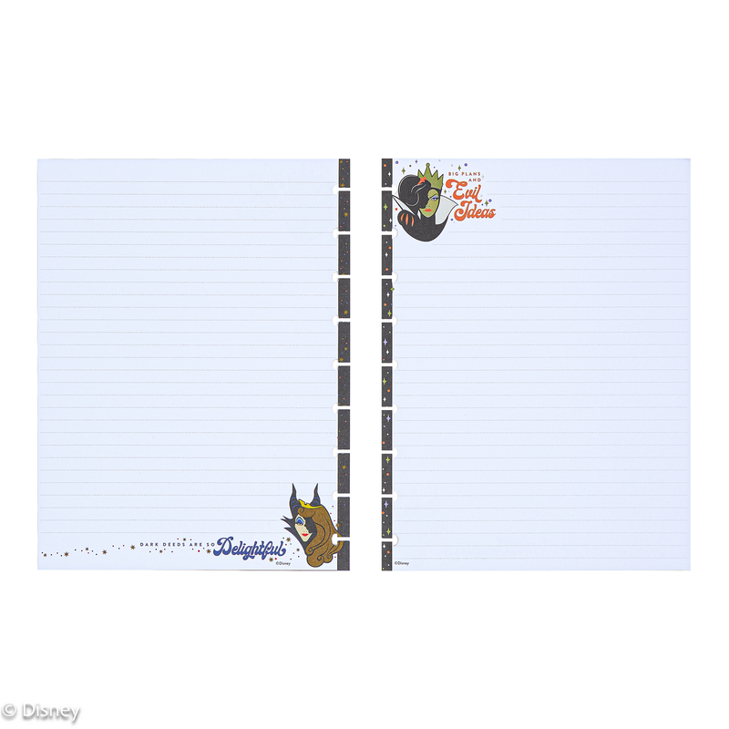 Disney Good vs. Evil - Dotted Lined Classic Filler Paper - 40 Sheets