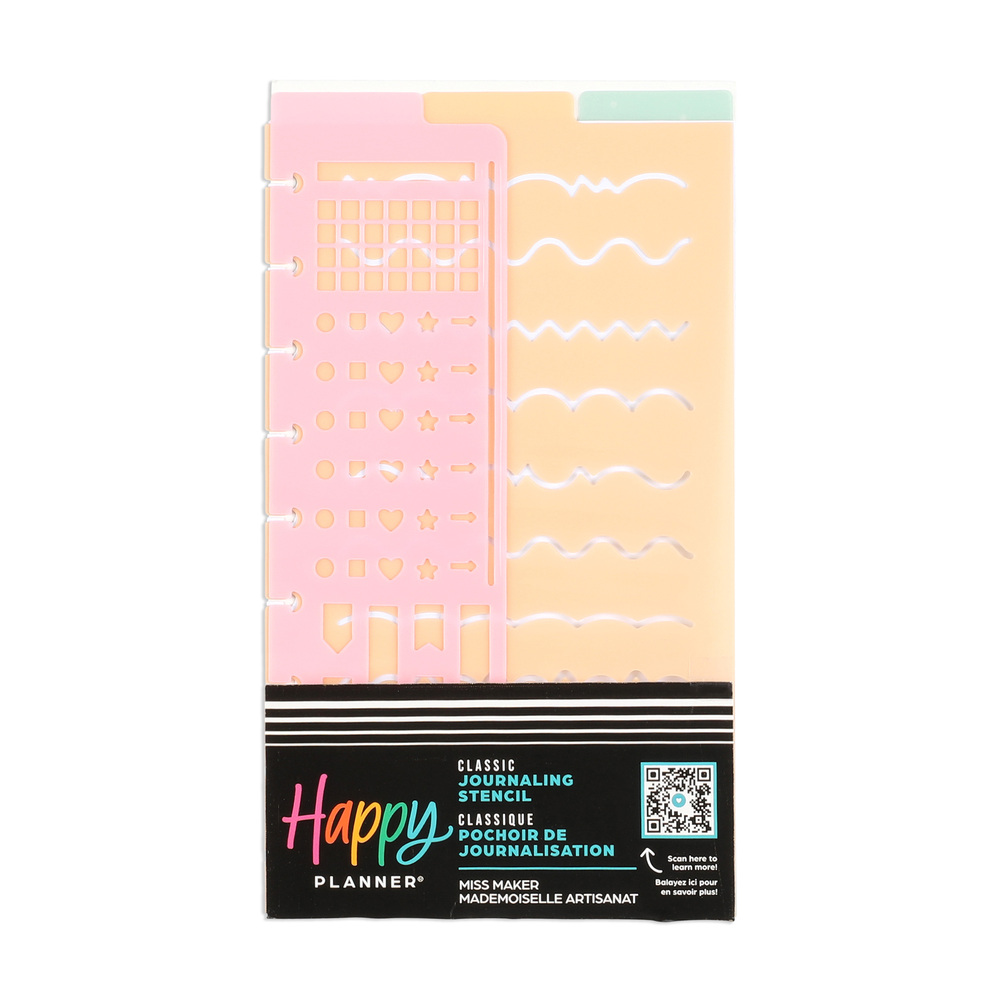 Journaling Joy Snap-In Stencil Bookmarks - 2 Pack – The Happy Planner
