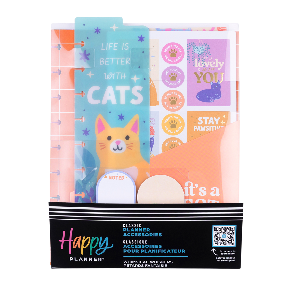 Whimsical Whiskers - Classic Accessory Pack – Happy Planner