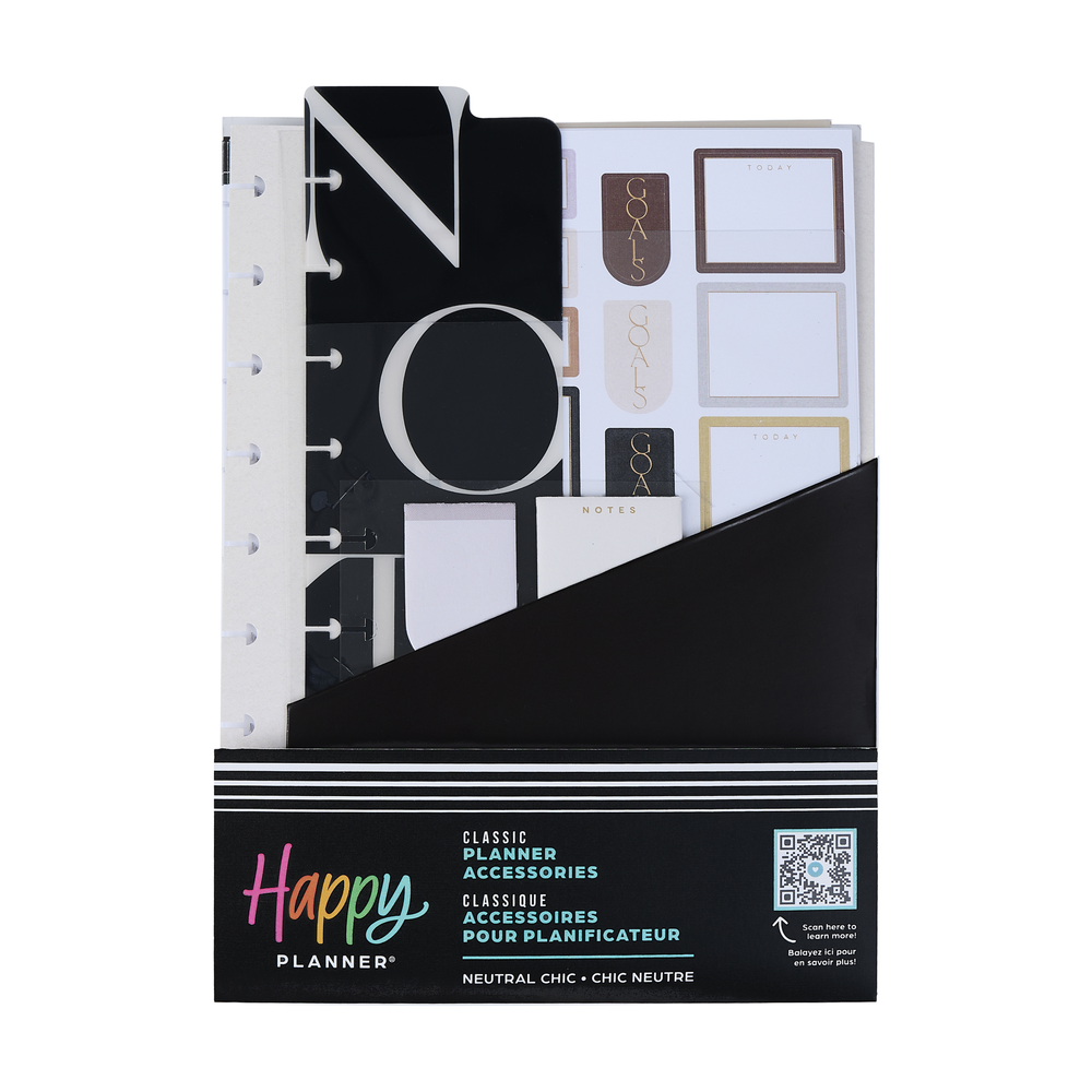 BONHEUR Papier　0504 Neutral Chic - Classic Accessory Pack – Happy Planner