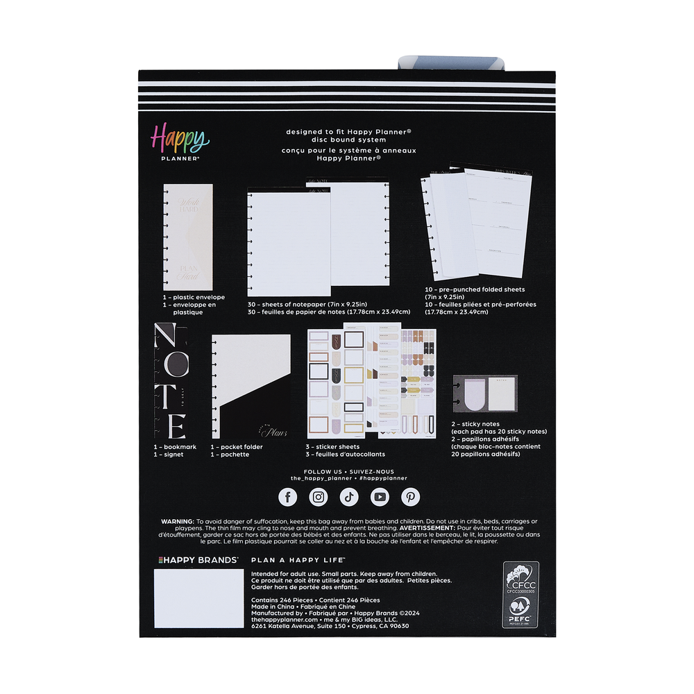 Neutral Chic - Classic Accessory Pack – Happy Planner