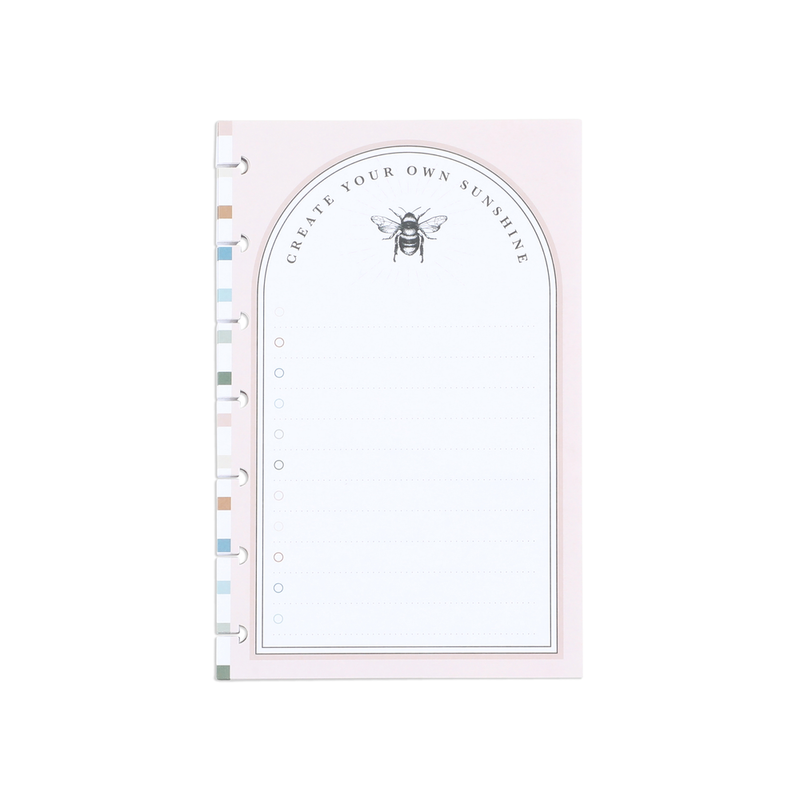 Woodland Charm - Checklist + Dot Lined Mini Filler Paper - 40 Sheets