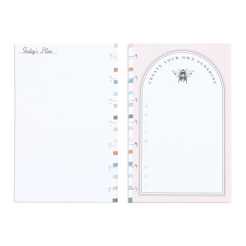 Woodland Charm - Checklist + Dot Lined Mini Filler Paper - 40 Sheets