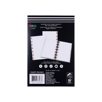 Desert Thistle - Dotted Lined Mini Filler Paper - 40 Sheets