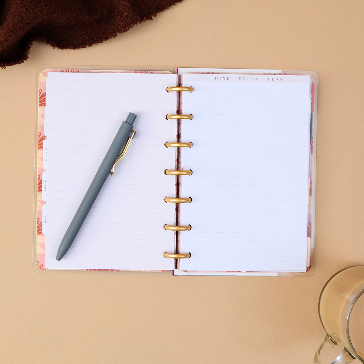 Mini Line Paper Neutrals - Dotted Lined Mini Filler Paper - 40 Sheets – Happy Planner