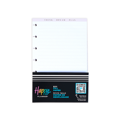 Neutrals - Dotted Lined Mini Filler Paper - 40 Sheets