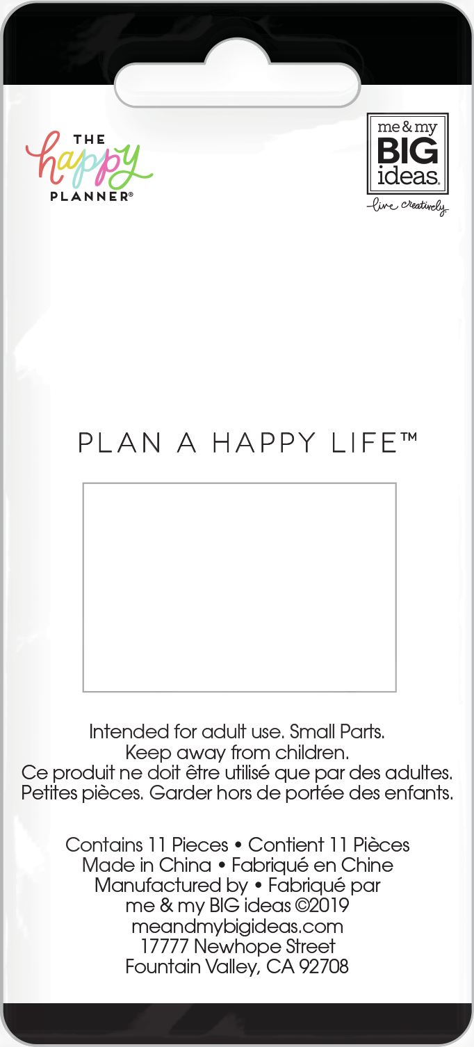 Blush - Medium Plastic Disc Set – Happy Planner