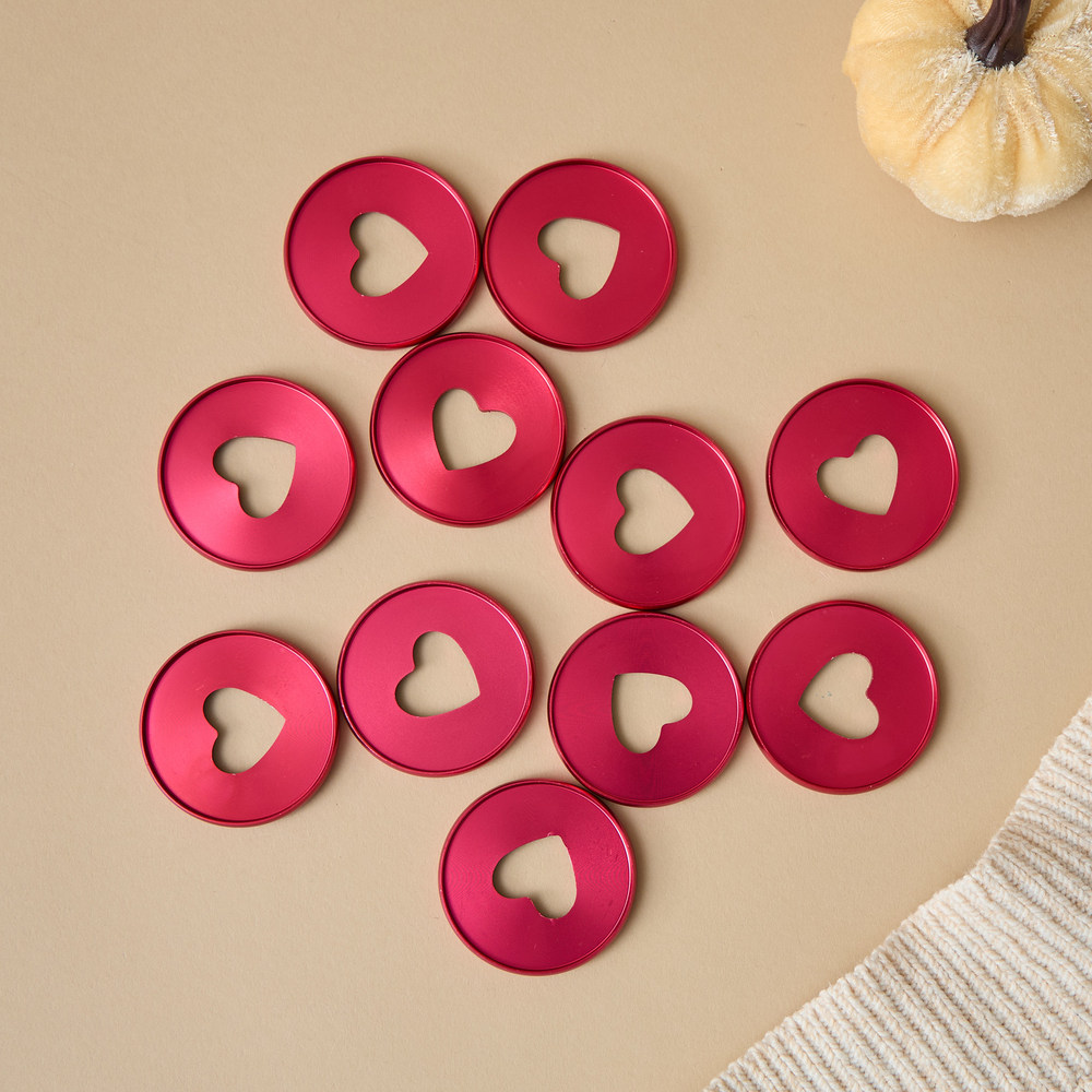 Burgundy - Expander Metal Disc Set – Happy Planner