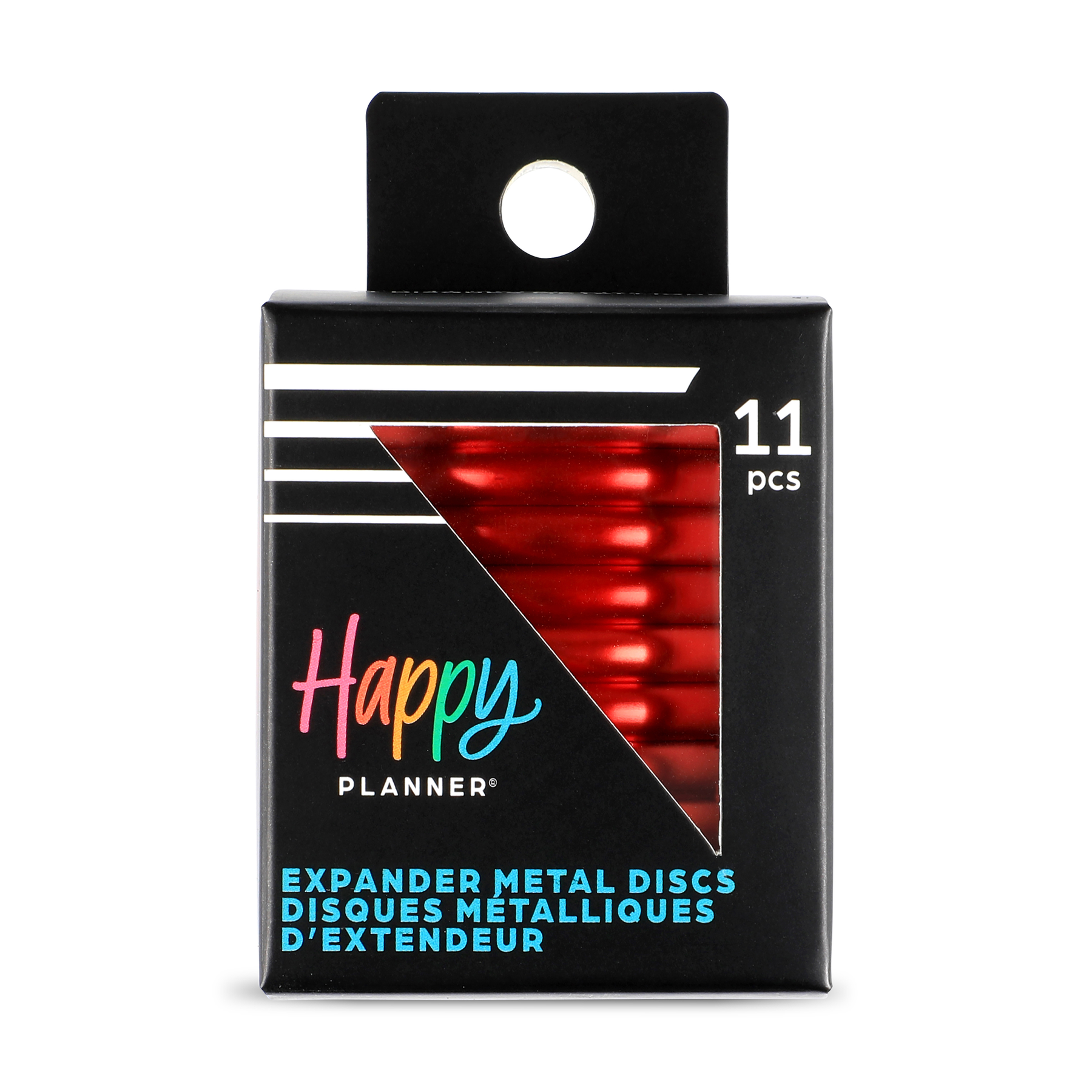 Ribbon Red - Expander Metal Disc Set – Happy Planner