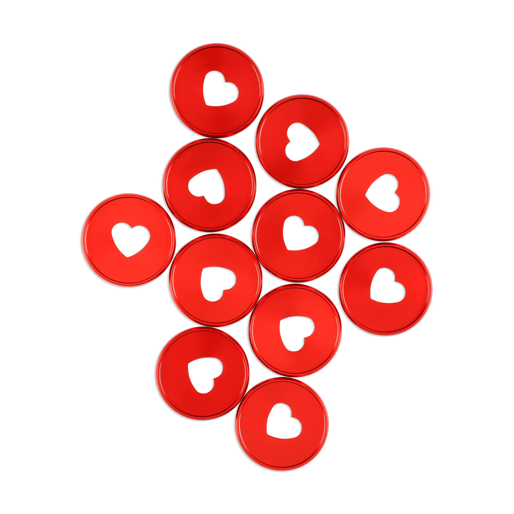 Ribbon Red - Expander Metal Disc Set – Happy Planner