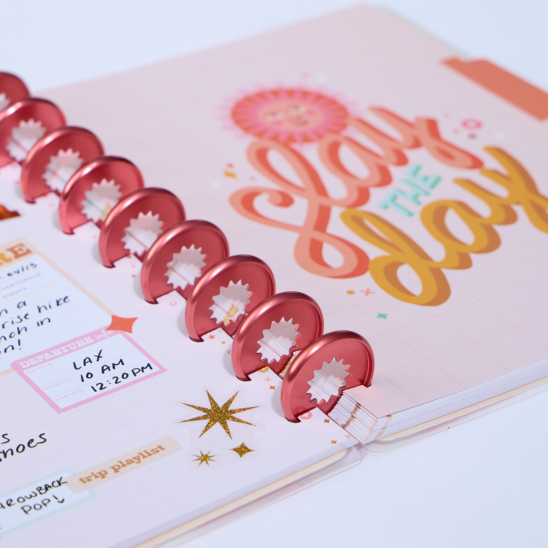 Cat Coq x Happy Planner Retro Sunset Traveler - Be Happy Box